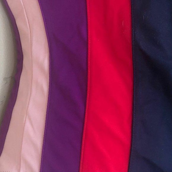 Sundry Anthropologie Colorblock One Piece Swim Suit Size Large 3 Bathing Suit - Picture 9 of 16